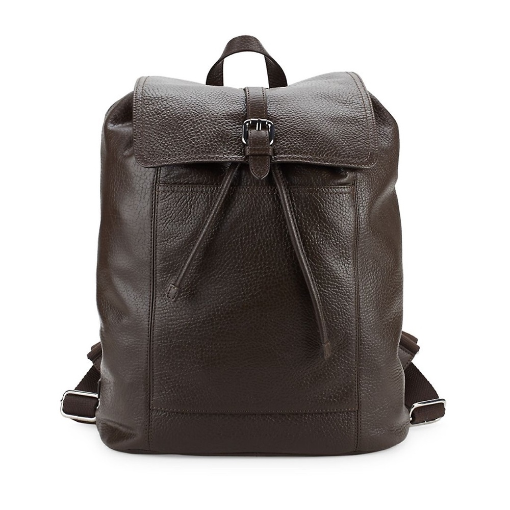 Cole Haan Flap Leather Backpack